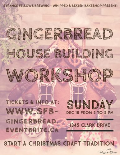 GINGERBREAD HOUSE WORKSHOP