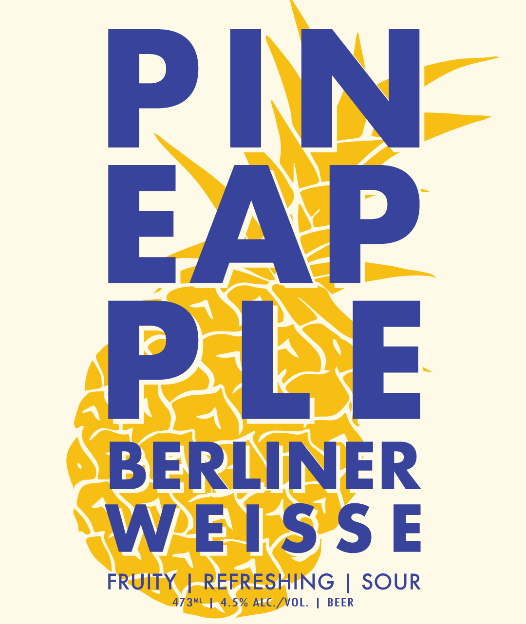 PINEAPPLE BERLINER WEISSE | TART WHEAT BEER